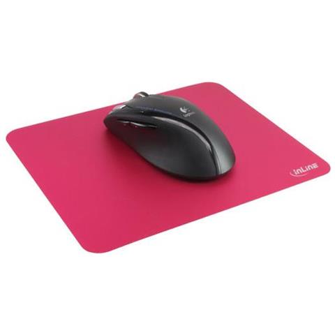 Inline® Maus-pad Laser, Ultradünn, Rot, 220x180x0,4mm (55456r) - Foto 2