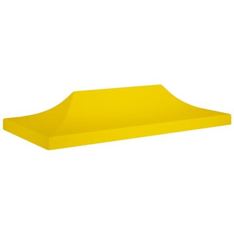 Tetto per Tendone per Feste 6x3 m Giallo 270 g / m² - Foto 1