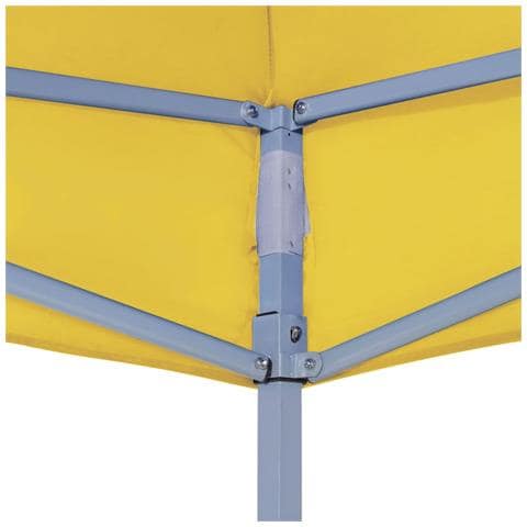 Tetto per Tendone per Feste 6x3 m Giallo 270 g / m² - Foto 6