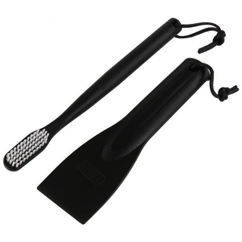 Kit 2 Pezzi per Pulizia Barbecue a Gas Colore Nero - Foto 4