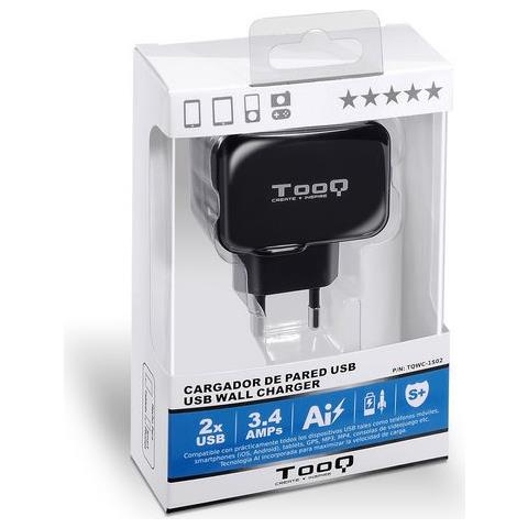 TQWC-1S02, Interno, GPS, MP3, MP4, Telefono cellulare, Console portatile, Smartphone, Tablet, AC, Nero, Contatto, 100 - 240 - Foto 2