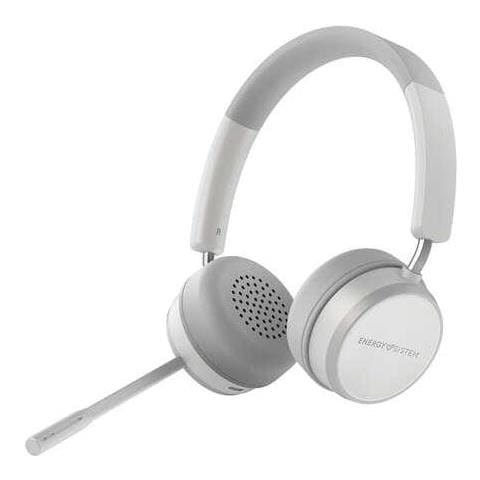 Cuffie Wireless Energy Sistem Office 6 - Bluetooth 5.0 - Chiamate Vocali Hq - Ricarica Rapida - Colore Bianco - Foto 5