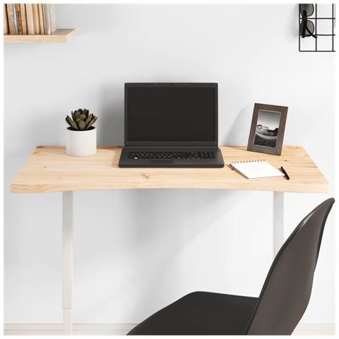 Piano Scrivania 80x40x2,5 Cm In Legno Massello Di Pino - Foto 10