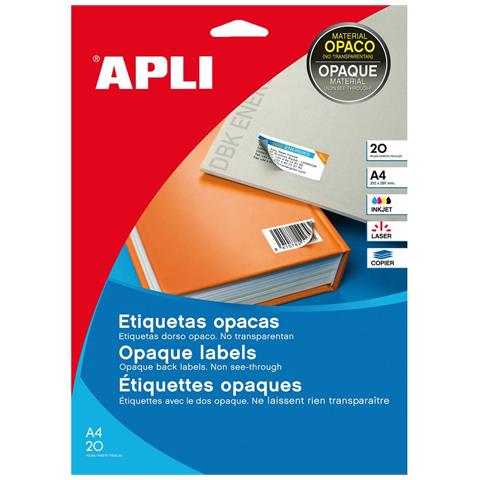 Etichette Per Stampante 25,4 X 10 Mm A4 20 Foglie - Foto 1