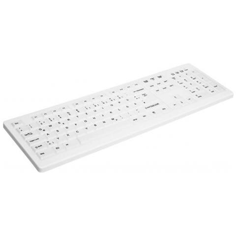 Ak-c8100f-uvs-w /uk Tastiera Usb Qwerty Inglese Uk Bianco - Foto 2