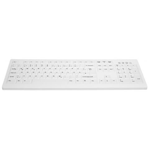Ak-c8100f-uvs-w /uk Tastiera Usb Qwerty Inglese Uk Bianco - Foto 3