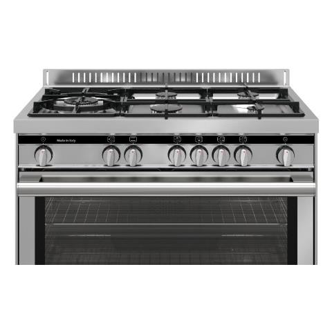 Cucina ElettricaST96TVI 5 Fuochi a Gas Forno Elettrico Multifunzione Ventilato Classe A Dimensioni 90 x 60 cm Colore Acciaio Inossidabile Serie Specialista - Foto 2