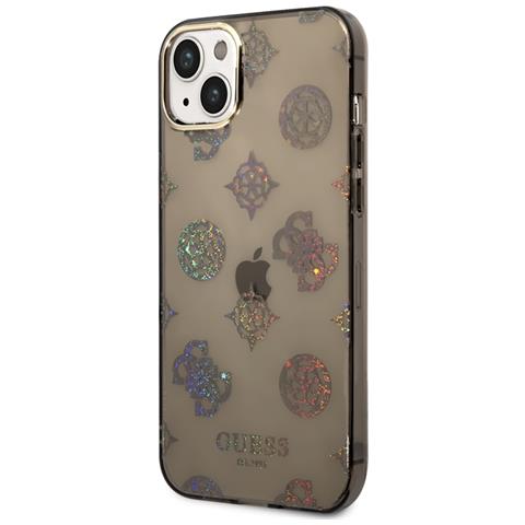 Cover Per Iphone 14 Tpu Peony, Nero - Foto 1