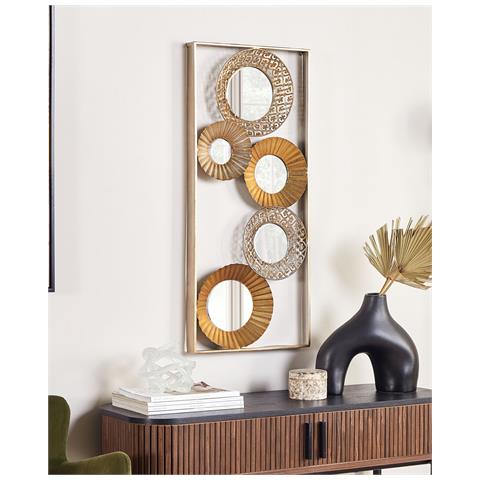 Decorazione Da Parete Maicoba 90 Cm Metallo Oro - Foto 1