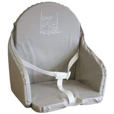 Looping Cuscino Per Seggiolone Per Bambini In Pvc Impermeabile, Cinghie, Grigio - Foto 1