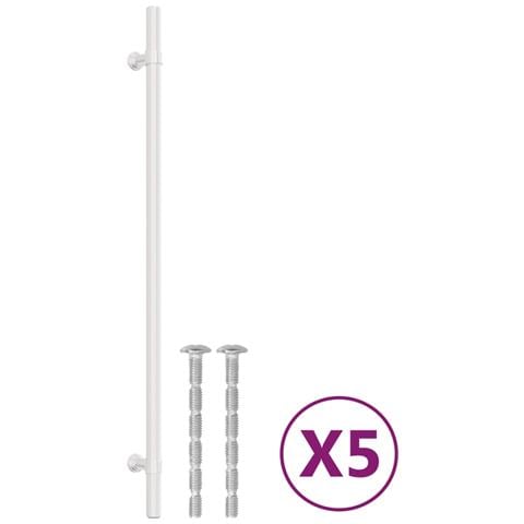 Maniglie per Mobili 5pz Argento 320mm in Acciaio Inox - Foto 2