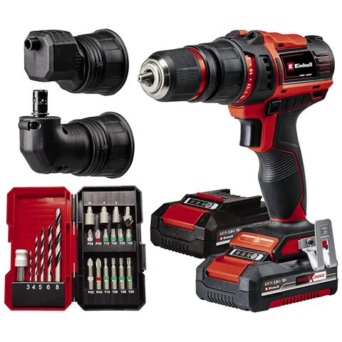 Trapano Avvitatore A Batteria Te-cd 18-45 3x-li 22 (2x2,0 Ah) - Set Punte E Bit Da 22 Pezzi - Foto 1