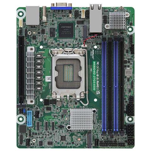 Scheda Madre W680D4ID-2T /G5/X550 Socket LGA 1700 Chipset Intel W680 Mini-ITX - Foto 2