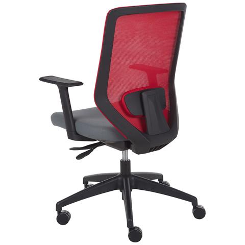 Sedia Da Ufficio Virtuoso Rosso - Foto 2