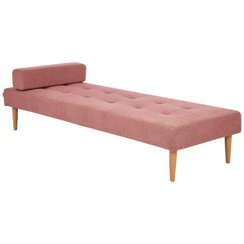 Chaise Longue Niort Tessuto Rosa - Foto 2