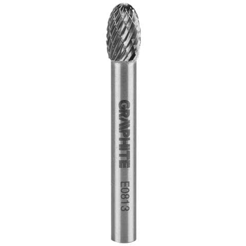 Fresa Per Metallo Hm, Tipo E (ovale), 8 X 13 Mm, Gambo 6 X 45 Mm - Foto 1