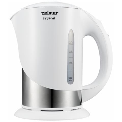 ZCK7630W bollitore elettrico 1,7 L 1850 W Argento, Bianco - Foto 1