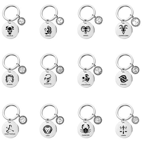Portachiavi In Acciaio Inossidabile Zodiac - Elegante E Personalizzato - Foto 2
