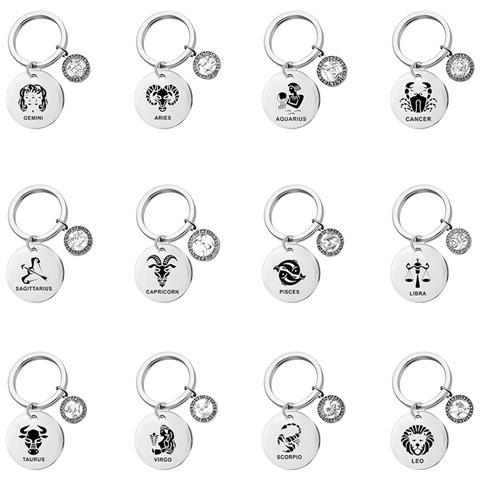 Portachiavi In Acciaio Inossidabile Zodiac - Elegante E Personalizzato - Foto 3