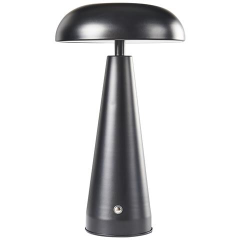 Lampada Da Tavolo Senza Fili A Led Bocono Con Dimmer Metallo Nero - Foto 2