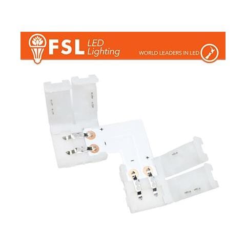 Connettore Rapido L Per Strip Led Monocolore 10mm - Foto 1
