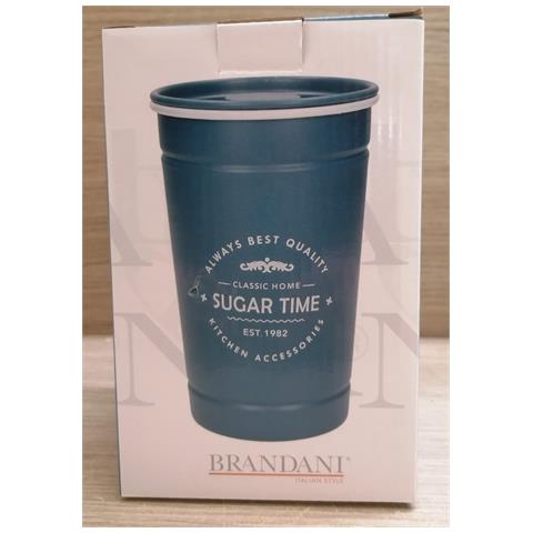 Brandani - Barattolo Zucchero 11x18h Cm Metallo Color Petrolio - Foto 2