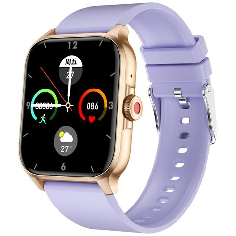 Smartwatch Con Frequenza Cardiaca, Pressione Sanguigna, Ossigeno Nel Sangue E Contapassi Champagne - Foto 10