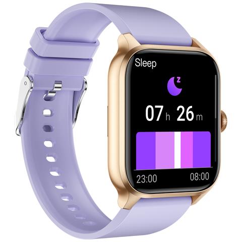 Smartwatch Con Frequenza Cardiaca, Pressione Sanguigna, Ossigeno Nel Sangue E Contapassi Champagne - Foto 1