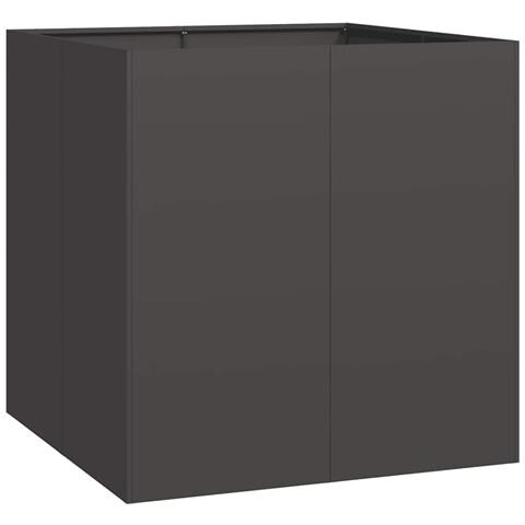 Fioriera Nera 80x80x80 Cm In Acciaio - Foto 2