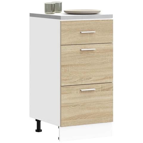 Armadio Inferiore “Lyon” Rovere Sonoma 40x46x81,5 cm - Foto 10