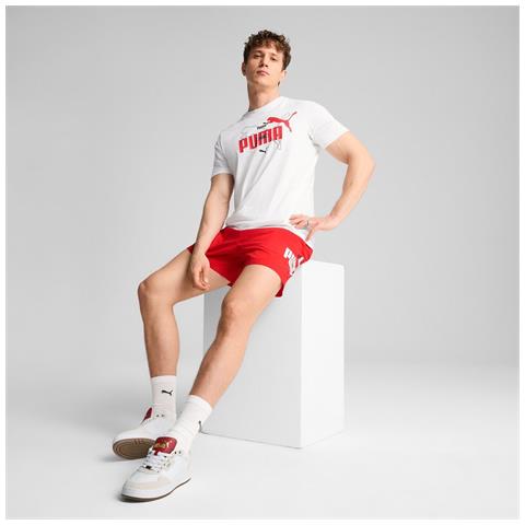 Ess Logo Lab Summer Tee 68467102, Uomini, Bianca, M - Foto 2