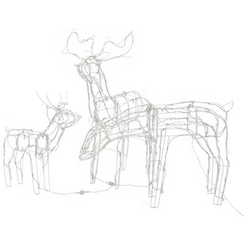 Lusso Casadino - Decorazioni Di Natale A Forma Di Renne 3 Pz 229 Led - Foto 1