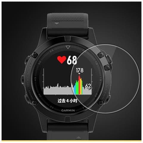 Pellicola Protettiva In Vetro Temperato Per Smartwatch, Confezione Da 2   Orologio Garmin Fenix 5 - Foto 4