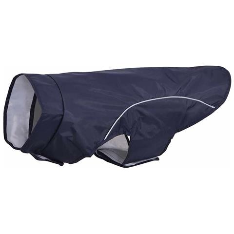 Impermeabile per Cani con Strisce Riflettenti Poliestere XL - Foto 1