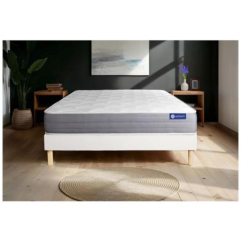 Kit Rete E Materasso Matrimoniale Actilatex Dream 140x200cm - Spessore : 22cm - Lattice E Memory Foam - Moderatamente Rigido - Foto 1