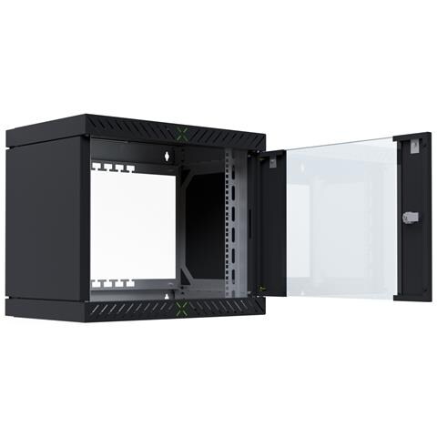 WGX-0906TS.G1 rack 9U Da parete Nero - Foto 4