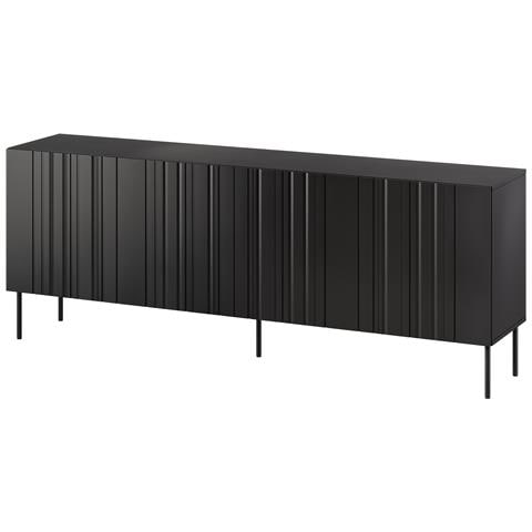 Cassettiera ISLA 200x40x75 nero opaco - Foto 1