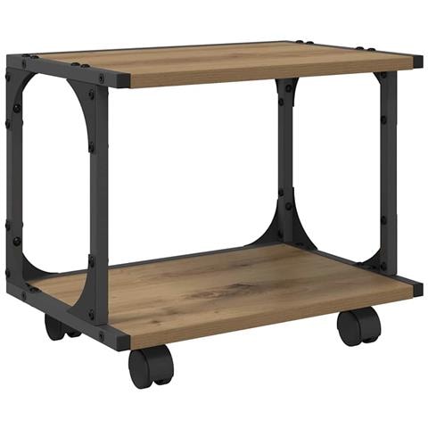 Supporto per Stampante Rovere artigianale 41 x 28 x 33.5 cm - Foto 1