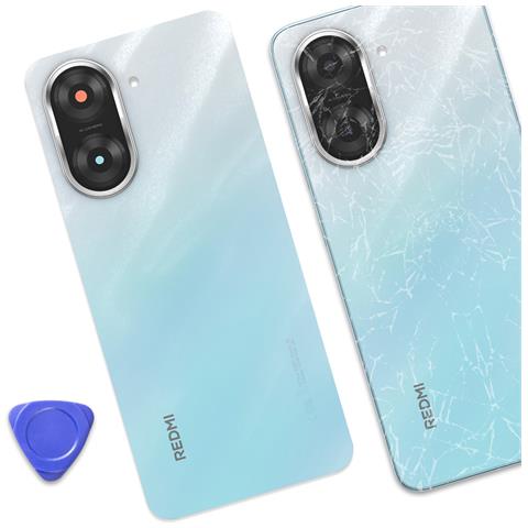 Vetro Posteriore Coperchio Batteria Per Xiaomi Redmi A5 4g Service Pack Originale, Blu - Foto 2