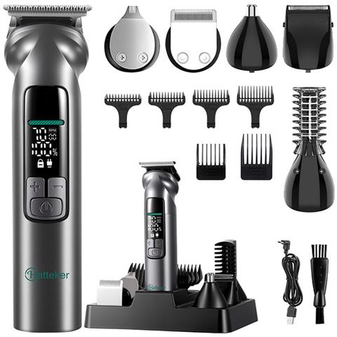 Tagliacapelli Multifunzione 6-in-1: Kit Di Toelettatura Senza Fili, Ricaricabile E Impermeabile - Foto 1