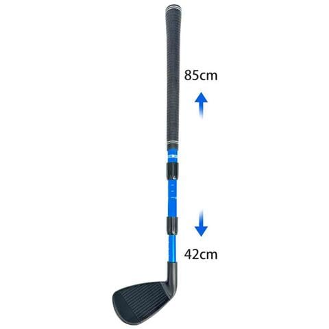 Putter Da Golf Telescopico Regolabile A 3 Sezioni Per Chipping Blue - Foto 2