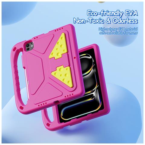 Cover per iPad Air (2020) - Rosa, Antiurto, Con Soporte - Foto 2