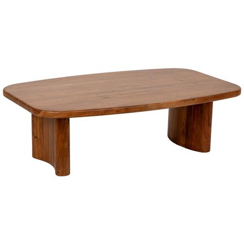 Tavolino Da Caffè In Legno Marrone 130x80x40h Cm - Foto 1