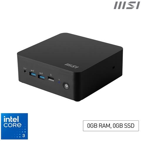 Cubi NUC 1M i3 100U FS 8GB 512GB W11P Intel Core 3 DDR5-SDRAM SSD Windows 11 Pro Mini PC Nero - Foto 1
