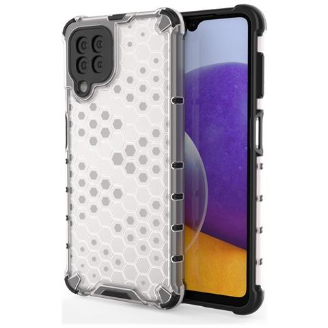 Coperchio A Nido D'ape Con Bumper In Tpu, Progettato Per Samsung Galaxy A22 4g, Trasparente. - Foto 1