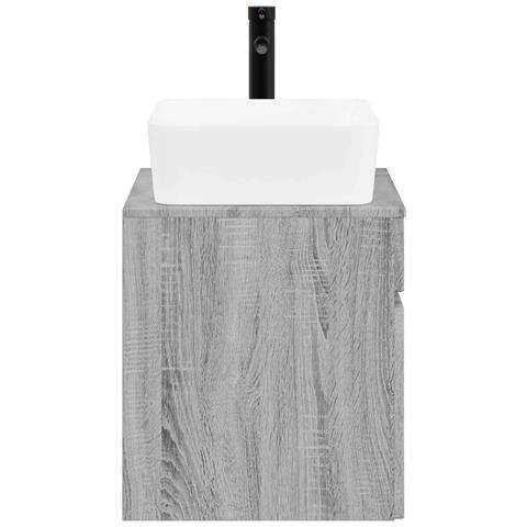 Set di mobili per il bagno Sonoma grigio Legno ingegnerizzato - Foto 2