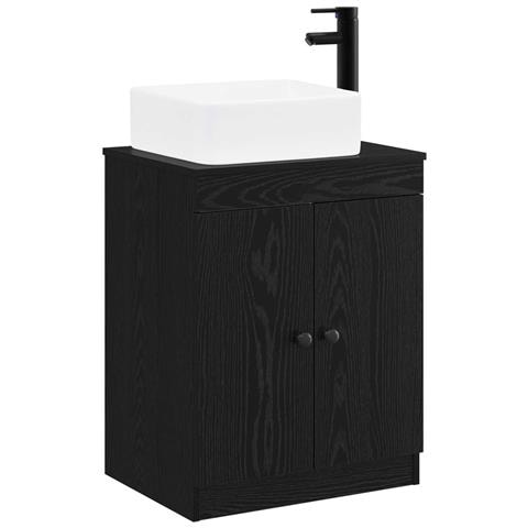 Set di mobili per il bagno Rovere Nero Legno ingegnerizzato - Foto 1