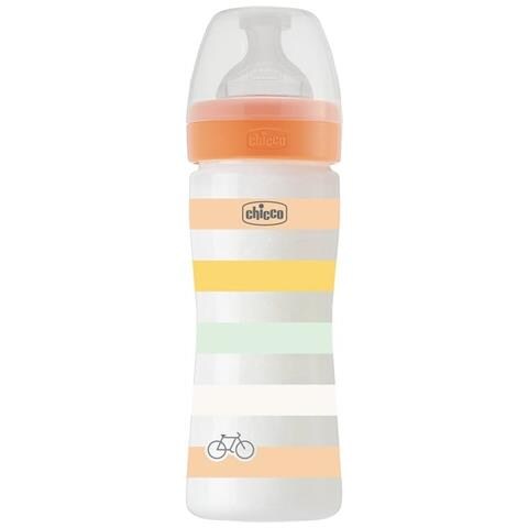 Biberon Wb Pp Arancione da 250 ml M Silicone - Foto 1
