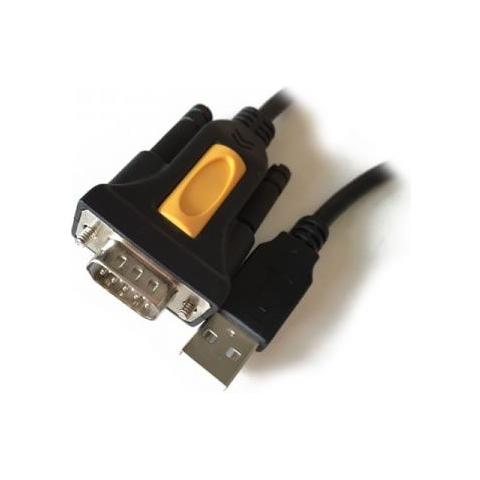 Cavo Convertitore da USB a Seriale M / M 1.8mt Office Series Colore Nero - Foto 1