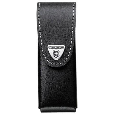 Fodero in pelle nera con chiusura in velcro per multiuso fino a 3 strati - Foto 2